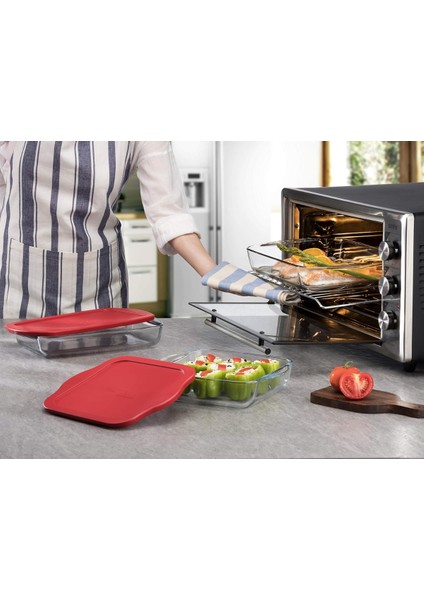 Kırmızı Kapaklı Kare Borcam 3200CC indirimleri