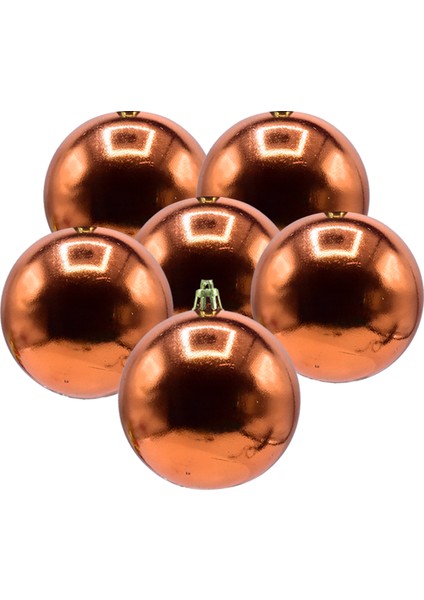 4 cm 24LÜ Bakır Cici Top Mat Yılbaşı Ağacı Süsü