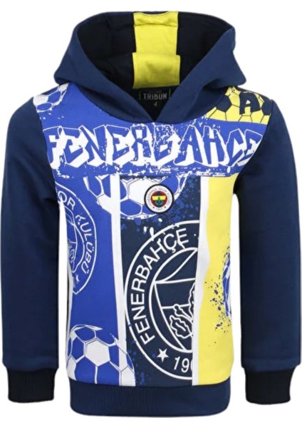 Çocuk Trıbun Fenerbahçe Pattern Sweat