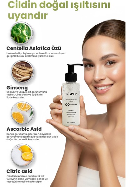 Ölü Deri Arındırıcı & Aydınlatıcı Yüz PEELING | Centella Asiatica Özlü 100 ml modelleri
