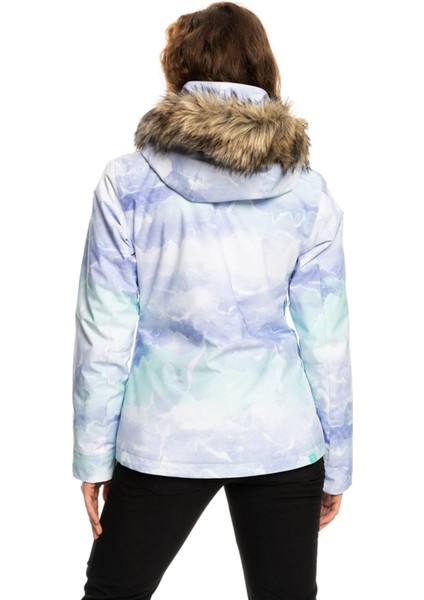 Kadın Snowboard Ceketi Jet Ski Mavi