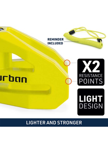 Securıty UR208Y 10MM Disk Kilidi fiyatları