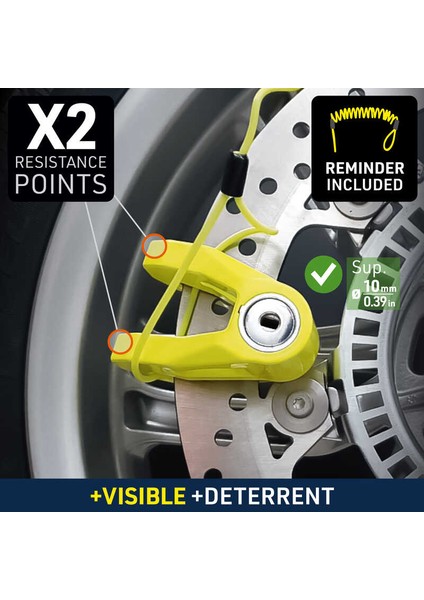 Securıty UR208Y 10MM Disk Kilidi indirimleri