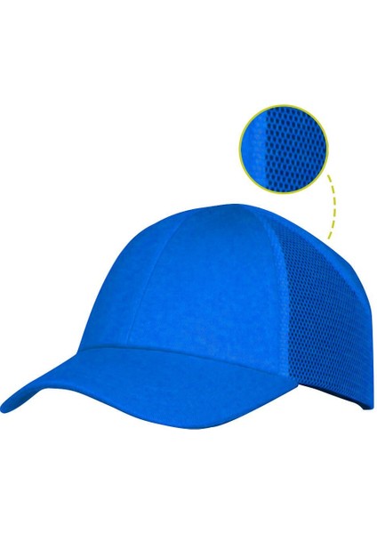 Tabcap Yazlık Helmet Saks Mavisi Şapka Baret BX-6010