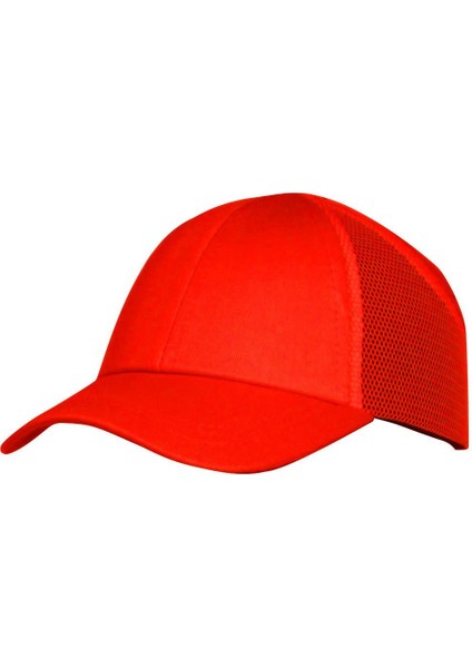 Tabcap Yazlık Helmet Kırmızı Şapka Baret BX-6010