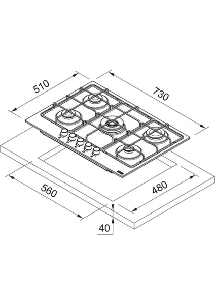 Fhsm 755 4g Dc Bk C Siyah Cam Ocak fırsatları