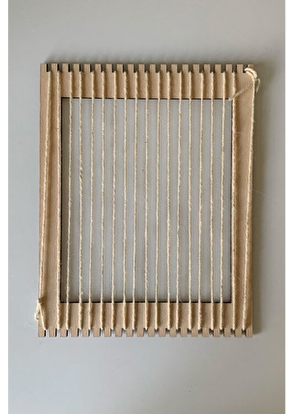 Ahşap Mini Halı Dokuma Tezgahı Seti Hafif ve Dayanıklı 20x25 cm modelleri