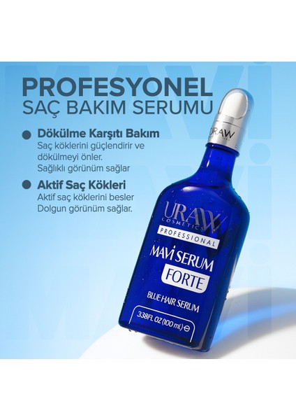 Mavi Serum Forte | Saç Aktivasyonu ve Dökülmeye Karşı Saç Bakım Serumu - 100 ML indirimleri