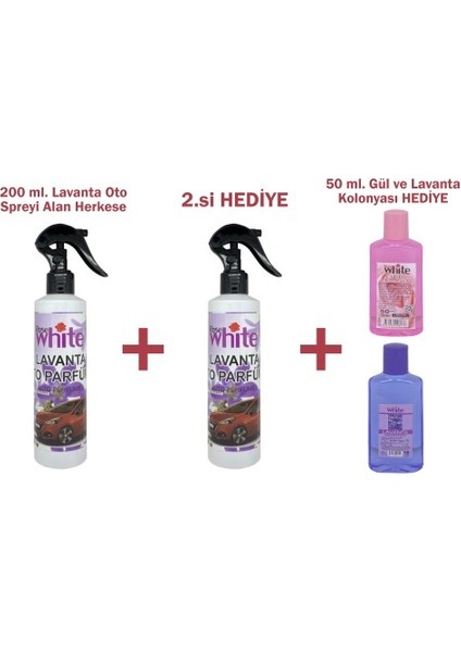 Hediyeli Ürün!! 200 Ml. Lavanta Oto Parfümü Alan Herkese