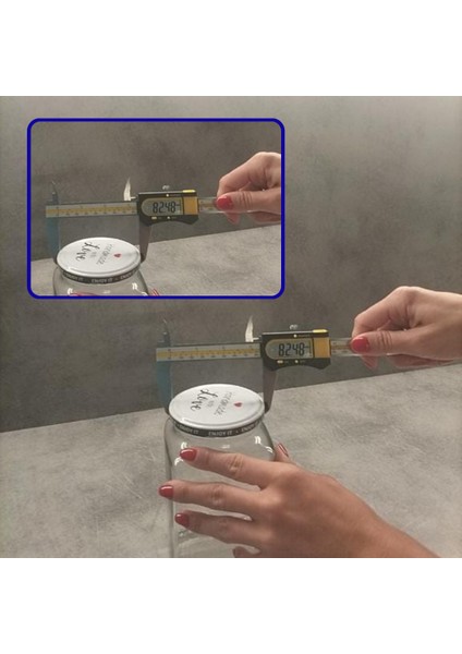 Hijyenik Paketli 10 Adet Kavanoz Kapağı - Bronz - 82mm