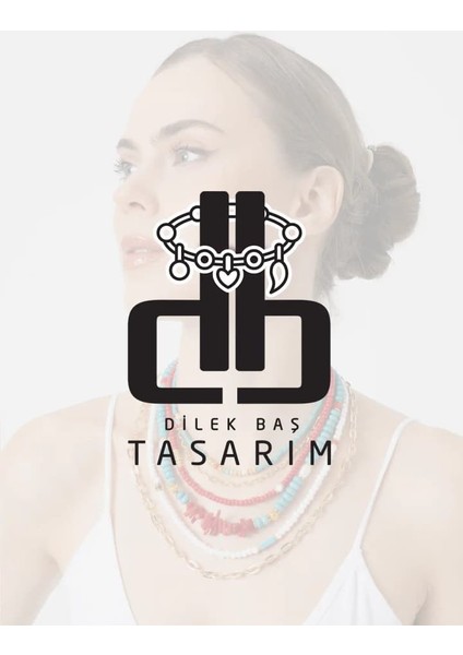 db Dilek Baş Tasarım Altılı Renkli Kolye modelleri