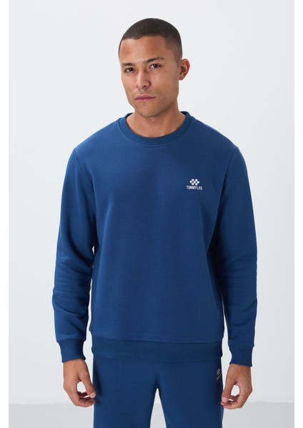 Parlament Pamuklu Kalın İçi Tüylü Yumuşak Dokulu Comfort Fit Nakışlı Erkek Eşofman Takım -85265