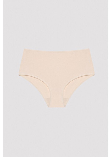 Soft Color 3'lü Çok Renkli Yüksek Bel Slip Külot Pamuklu Konforlu Tasarım