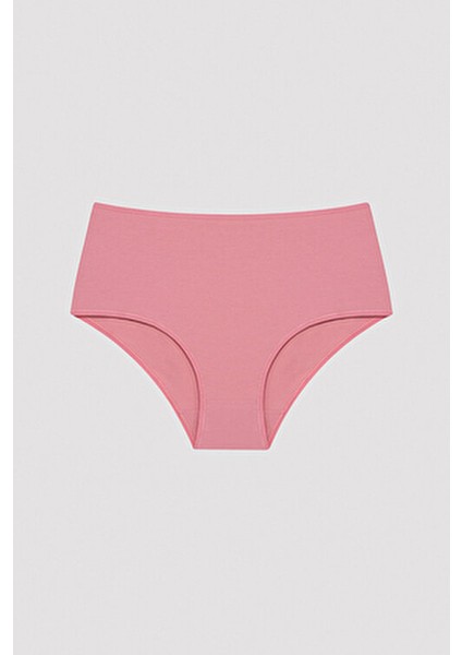 Soft Color 3'lü Çok Renkli Yüksek Bel Slip Külot Pamuklu Konforlu Tasarım