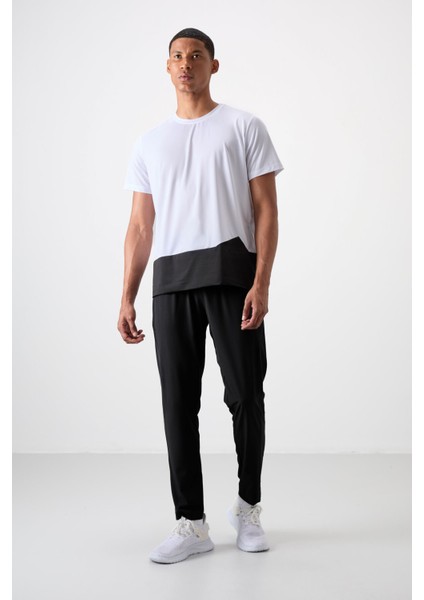 Siyah İnce Yumuşak Comfort Fit Erkek Eşofman Alt - 82119