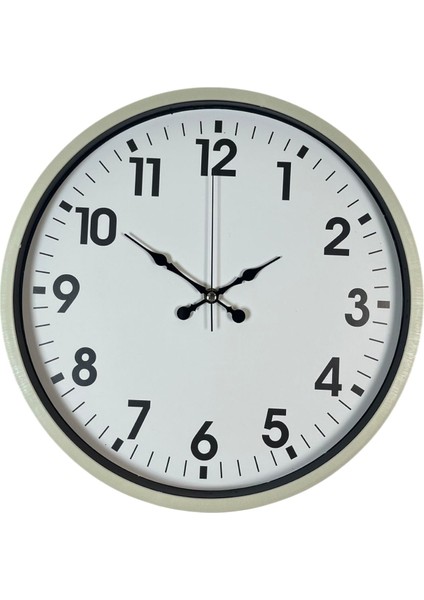 36 cm Dekoratif Krem Duvar Saati fiyatları