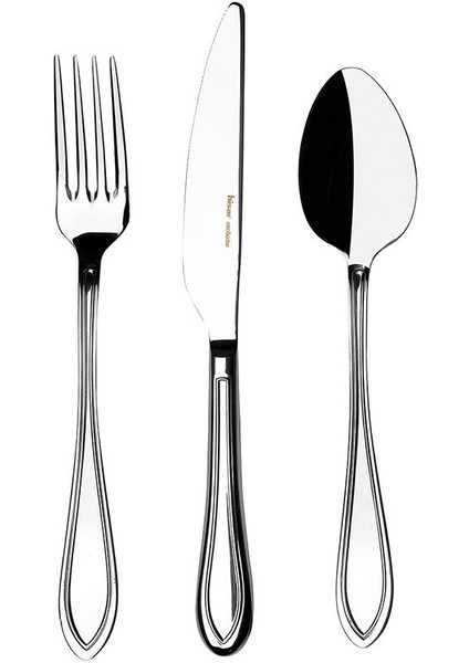 Avşa 36 Parça Çelik Çatal Kaşık Bıçak Seti modelleri