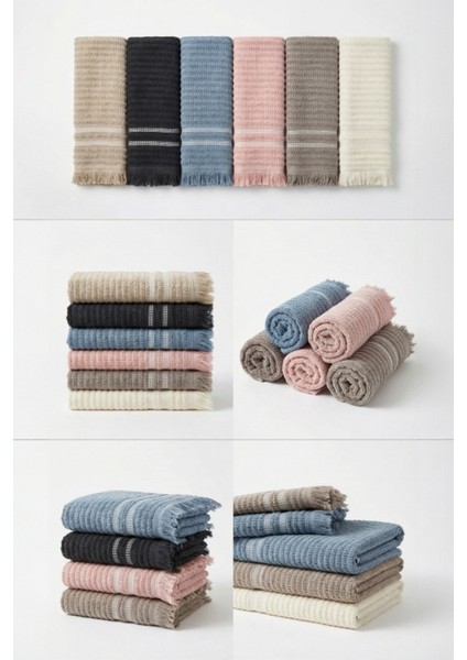 12'li Agros El Havlusu - 50X80 Cm, 170 Gr, %100 Pamuk, Spa ve Otel Havlusu, Günlük Kullanıma Uygun indirimleri