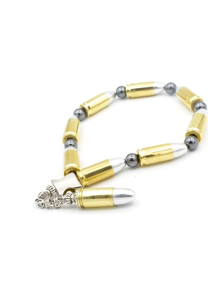 Usta Işi Hematit Taşlı Işlevsiz Mermi Efe Maskot Tesbih fiyatları