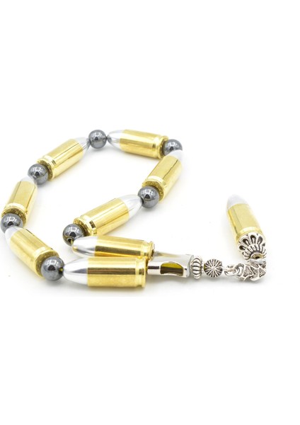 Usta Işi Hematit Taşlı Işlevsiz Mermi Efe Maskot Tesbih modelleri