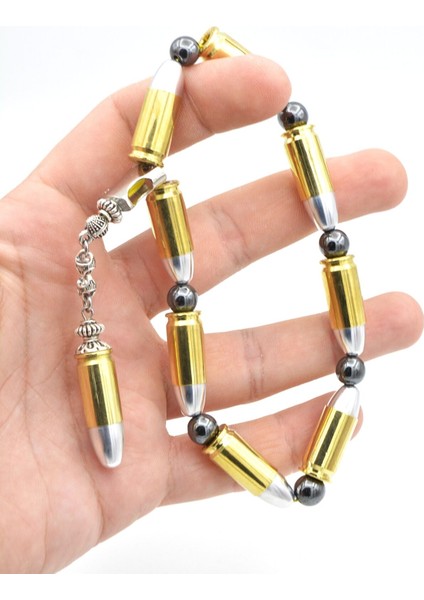 Usta Işi Hematit Taşlı Işlevsiz Mermi Efe Maskot Tesbih indirimleri