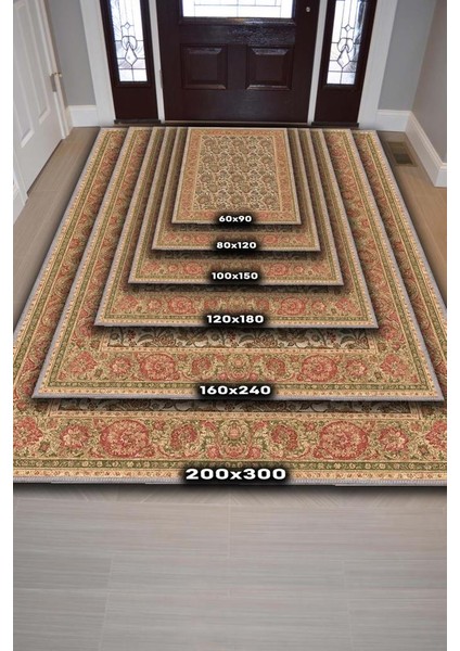 Büyük Çiçek Desenli Halı Klasik Tarz, Antik Desenli Yıkanabilir Dokuma Pamuk Tabanlı Halı fırsatları