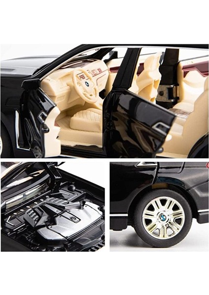 Bmw X7 Araba 1:24 Diecast Metal Model Araba Koleksiyon Araba Sesli Işıklı Bmw Jip Suv Araba modelleri