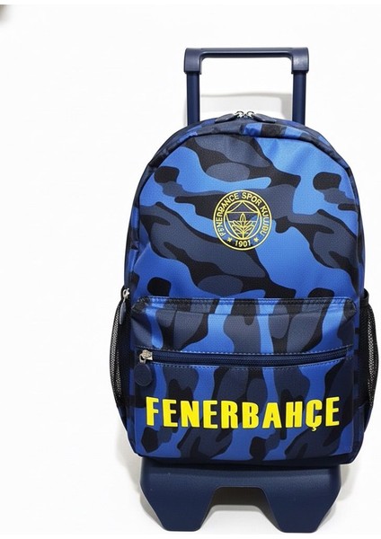 Me Çekçekli Okul Çantası Kamuflaj Desenli Fb