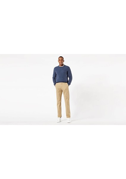 Smart 360 Flex Bej Ultimate Slim Fit Chino Pantolon