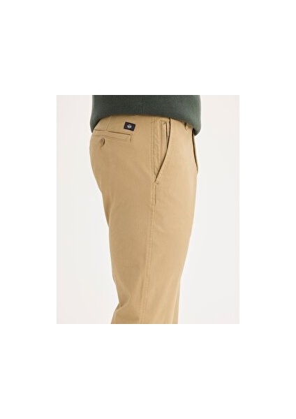 Smart 360 Flex Bej Ultimate Slim Fit Chino Pantolon