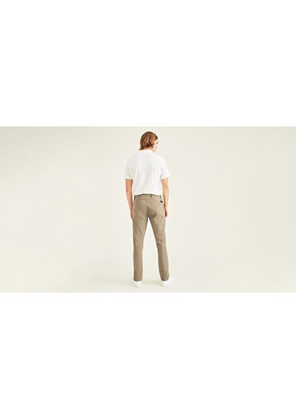 Smart 360 Flex Bej Ultimate Slim Fit Chino Pantolon