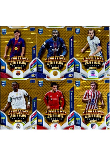 Special Limited Edition Panini Fıfa 365 2026 Adrenalyn Xl Premium Gold Futbolcu Kartları 1 Paket fırsatları