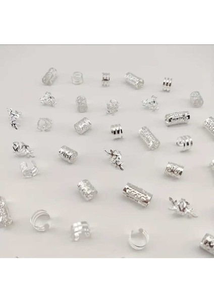 Bohem Saç Halkası Saç Küpesi Yapraklı Model Seti 10 Lu Hair Charms ( BC-1034 ) modelleri