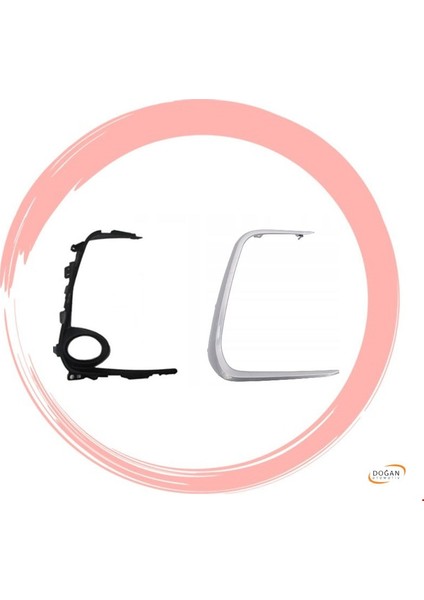 Sis Far Çerçevesi Sağ Iç-Dış Kromlu Corolla 2019-