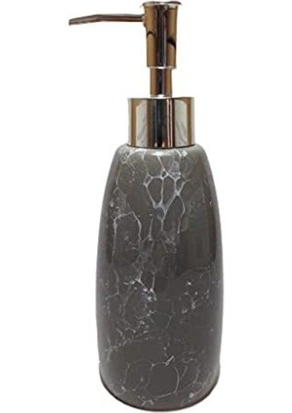 Desenli Gri Sıvı Sabunluk 8X8X17CM 300ML, Çok Renkli modelleri