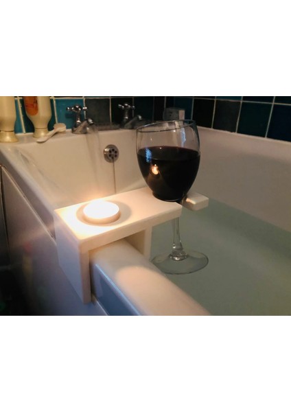 Beyaz Küvet Şarap Standı, Şık ve Kullanışlı Tasarım. fiyatları