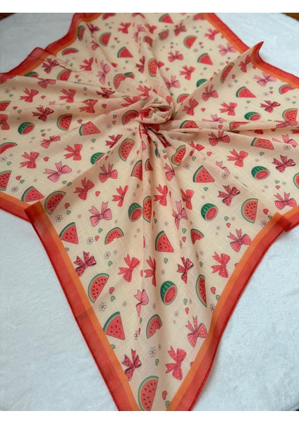 Desenli Sevim Likız Çok Eşarbı 80*80 cm Pamuk fiyatları