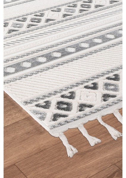 Nevada Koleksiyonu Modern Ince Kesme Oturma Odası ve Salon Halısı 8088A