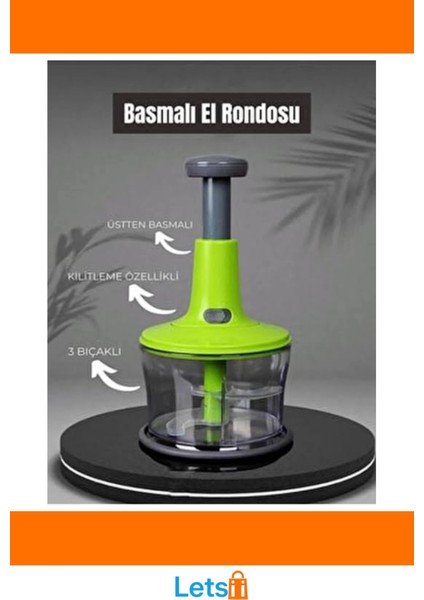 Yukarıdan Basmalı Çok Fonksiyonlu El Rondosu Çelik Bıçaklı modelleri