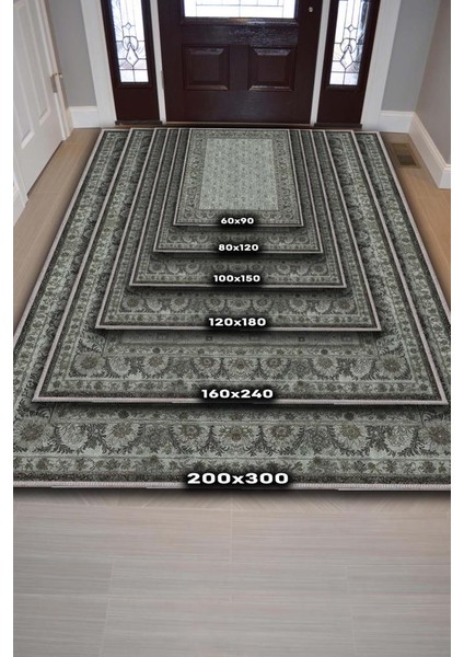 Minimalist Geometrik Desenli Çiçeklibordürlü Gri Salon Halısı, Modern Oturma Odası Halısı, Japandi Halı fırsatları