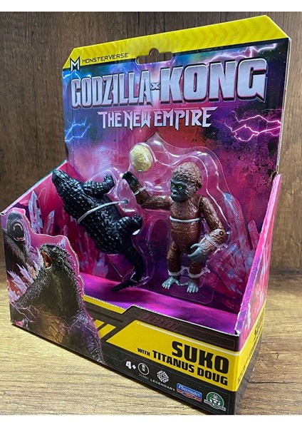 Godzılla ve Kong Aksiyon Figür Suko With Titanus Doug Suko Tıtanus Doug Figür modelleri