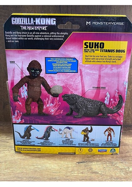 Godzılla ve Kong Aksiyon Figür Suko With Titanus Doug Suko Tıtanus Doug Figür indirimleri