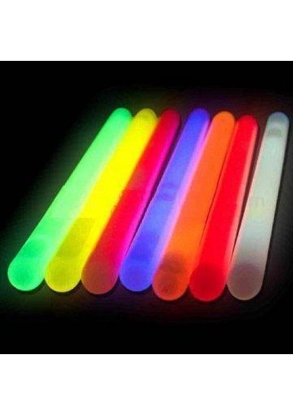 Karanlıkta Parlayan Fosforlu Glow Stick Kalın Çubuk 30 cm 1 Adet modelleri