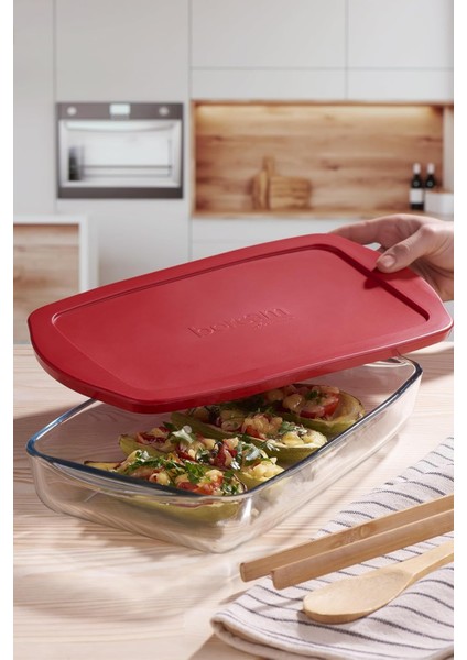 Kırmızı Kapaklı Dikdörtgen Borcam 1950CC fırsatları