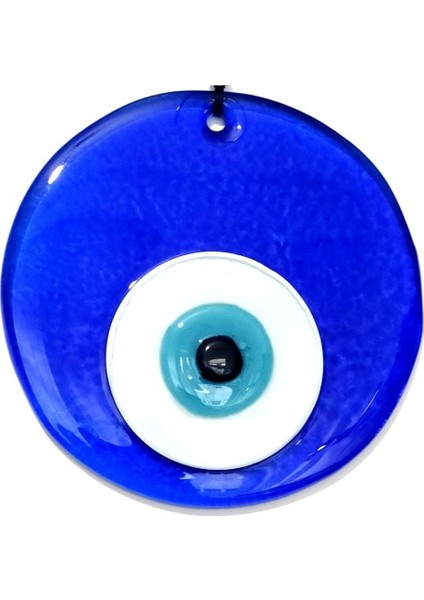 Şeffaf Mavi El Yapımı Cam Nazar Boncuğu Duvar Süsü Hediyelik Eşya fiyatları