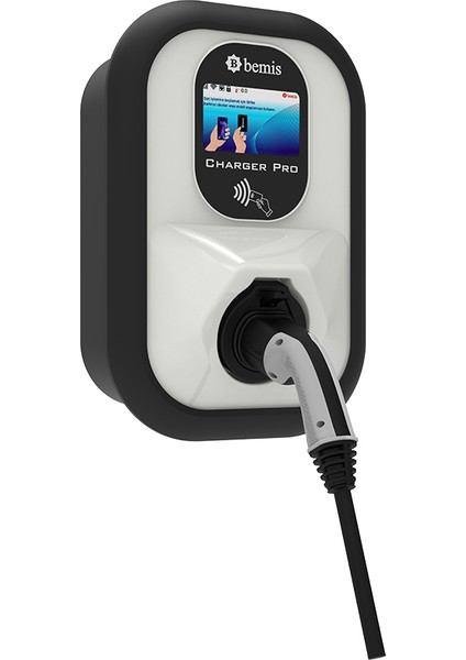 Model 3 Charger Pro 2 - Elektrikli Araç Şarj Cihazı - 4-7-11-22KW - 5 Metre Kablolu