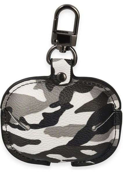 CPT83 Airpods 3 (3.nesil) Çanta Kamuflaj Deri Kılıf - Gri fiyatları