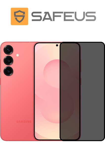 Samsung S25 Plus Tam Kaplayan Hayalet Parmak Izi Bırakmayan Safir Ekran Koruyucu Cam