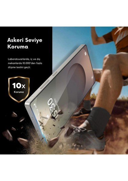 Samsung S25 Plus Tam Kaplayan Hayalet Parmak Izi Bırakmayan Safir Ekran Koruyucu Cam indirimleri