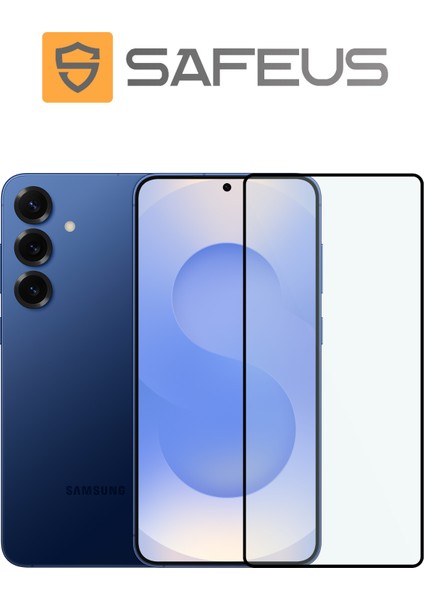 Samsung S25 Tam Kaplayan Parmak Izi Bırakmayan Safir Ekran Koruyucu Cam